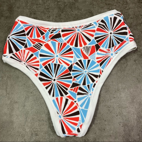 NEW Aerie High Cut Cheeky Bikini Bottoms - Picture 5 of 6